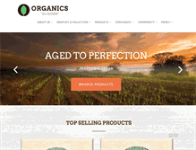 Tablet Screenshot of organicsbygosh.com